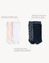 2pk Cotton Rich Yoga Socks